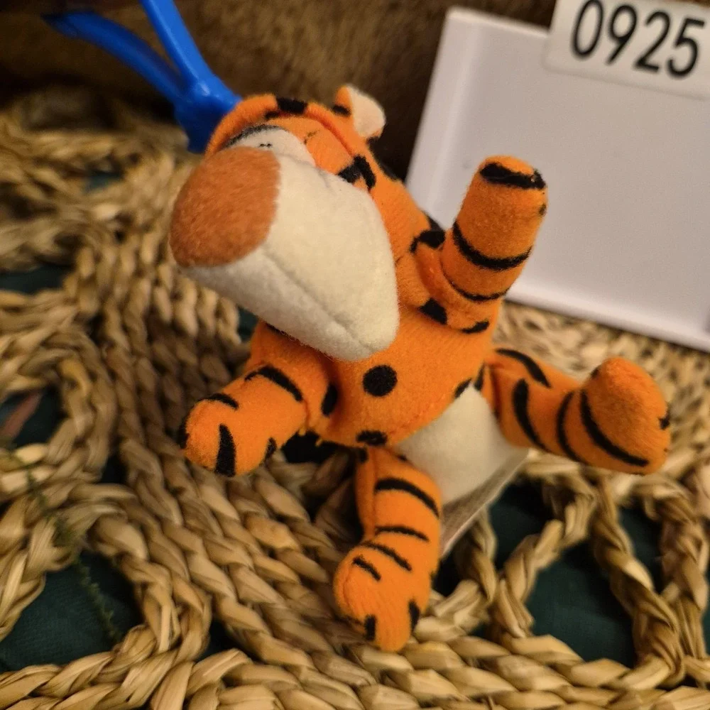 ✅2000 McDonald's Disney The Tigger Movie Plush Keychain Backpack Clip#️⃣0925